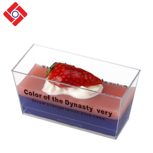Personalizada al por mayor pequeño <span class=keywords><strong>de</strong></span> plástico duro <span class=keywords><strong>de</strong></span> la plaza postre <span class=keywords><strong>de</strong></span> gelatina fría Copa claro - Product Image 4