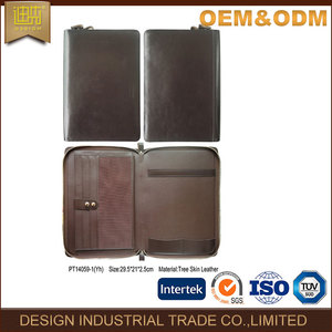 2019 China Árbol de los hombres de piel de arte <span class=keywords><strong>a4</strong></span> Cartera de cuero caso - Product Image 4