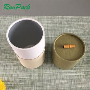 China de fábrica de comida para llevar <span class=keywords><strong>el</strong></span> paquete de cartón reciclable cilindro redondo caja de regalo - Product Image 3