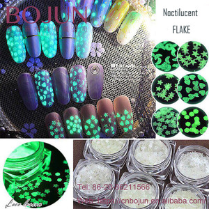 Más brillante luminiscente pigmento noctilucentes escamas fosfuro de escamas resplandor en <span class=keywords><strong>el</strong></span> oscuro para decoración de uñas - Product Image 2