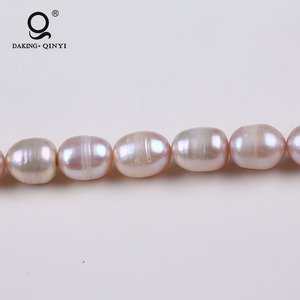 10-11mm Réel Naturel <span class=keywords><strong>Violet</strong></span> Perle, D'eau Douce en Forme De <span class=keywords><strong>Riz</strong></span> Perle Brin De Perles En Vrac - Product Image 5