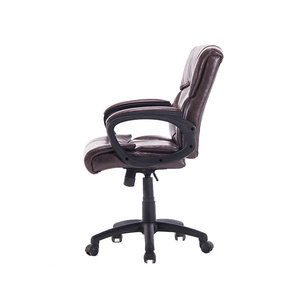 Mode vente chaude multifonctionnel noir nylon roulettes <span class=keywords><strong>de</strong></span> luxe brun exécutif <span class=keywords><strong>de</strong></span> <span class=keywords><strong>bureau</strong></span> en cuir <span class=keywords><strong>chaise</strong></span> pivotante - Product Image 6