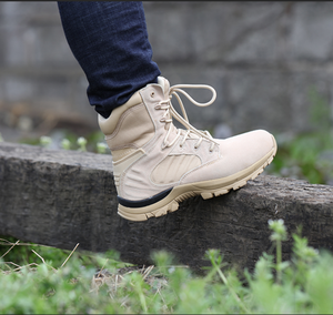 Stivali professionali da <span class=keywords><strong>uomo</strong></span> 8 pollici da addestramento tattico da combattimento nero EVA scarpe invernali in tessuto a rete impermeabili <span class=keywords><strong>stivaletti</strong></span> estivi Desert - Product Image 4