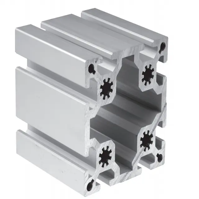 Großes Aluminium profil 100100 Verarbeitung hersteller Aluminium verarbeitung cnc Speziell geformte Aluminium teile