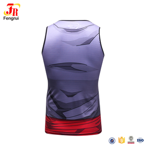 Venta al por mayor 3D Anime hombres <span class=keywords><strong>ropa</strong></span> Bola de Dragón sin mangas gimnasio T camisa - Product Image 6