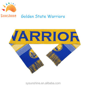 Estado de Oro bufanda de punto de baloncesto de doble cara <span class=keywords><strong>nuevos</strong></span> guerreros estilo nuevo - Product Image 2