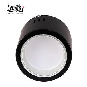 7 W de una sola cabeza <span class=keywords><strong>hotel</strong></span> comercial led downlight negro montado en la superficie led downlight - Product Image 1