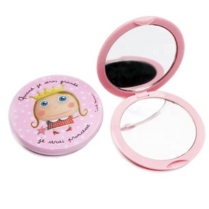 Miroir pliant en plastique rose blanc bon marché pour petites filles pour le bricolage - Product Image 5