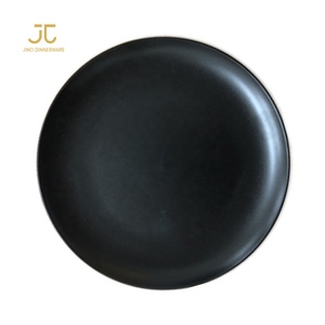 Venta al por mayor de <span class=keywords><strong>gres</strong></span> negro piedras platos platos de cargador de porcelana de la boda 13 pulgadas - Product Image 5