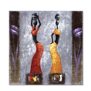 Immagini acriliche della donna di struttura spessa pittura a olio astratta delle donne