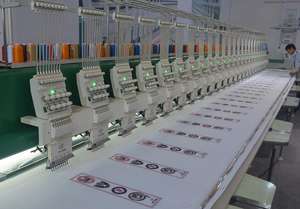 Nouvelle machine à broder informatisée plate à grande vitesse pour ordinateur avec dispositif de cordage - Product Image 3