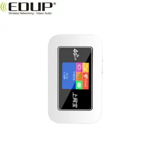 300Mbps 4G LTE ZX297520V3 Mini Color Screen WiFi Router With SIM Card Slot