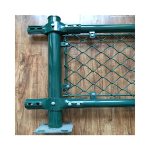 Temporaire enduit <span class=keywords><strong>de</strong></span> PVC 6 pieds hauteur chaîne lien clôture poteaux - Product Image 3