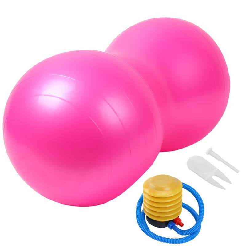 Nieuwe PVC Pinda Gym Fitness Yoga Oefening Workout Bal Therapie Pilates Yoga Bal