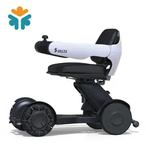 Складные электрические инвалидные коляски для взрослых, интеллектуальные инвалидные коляски с электроприводом для пожилых людей