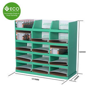 Vendita calda Wal-mart Pallet Tazza di Promozione Supermercato Display Rack, Cartone Stabile Display Stand - Product Image 3