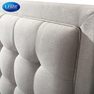 Juego de Muebles de Dormitorio Chino Moderno, Base de <span class=keywords><strong>Cama</strong></span> King Size de Madera Maciza, <span class=keywords><strong>Cama</strong></span> Suave con Plataforma Diván - Product Image 4