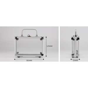 Portatile piccola bellezza giocattolo per il trucco di stoccaggio <span class=keywords><strong>valigetta</strong></span> in acrilico con logo personalizzato - Product Image 4