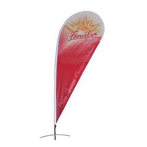 Werbung im freien banner flagge strand flagge teardrop feder flagge