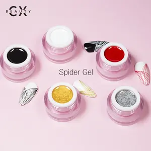 Spider Gel Desain Nail Art Line Gel 12 Warna, Terlaris Dotting Gel untuk Kuku DIY Kreatif Mudah