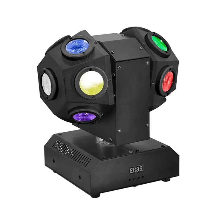 DJ Disco Light 14x10W Double Heads RGBW 4in1 Mini LED Sharpy Beam Moving Head Light