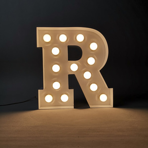 Da sposa decorativi ad alta luminosità ha condotto la lampadina lettera bianco caldo gigante di <span class=keywords><strong>lettere</strong></span> di amore - Product Image 4