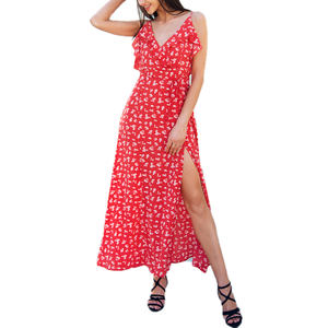 Großhandel custom rot sling liebsten sexy kleid damen dres - Product Image 2