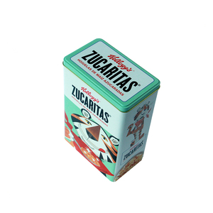 Giá Nhà Máy Chất Lượng Cao Khuyến Mại Hình Chữ Nhật Bản Lề Nắp Lon Soda Rỗng Hộp Kẹo Kim Loại - Product Image 4