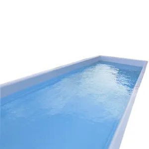 Inground beach fiberglass swimming pool spa garden pool 8m x 4m x 1.5m