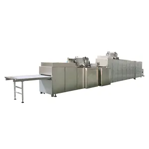 C2765 Automatic Chocolate Moulding Line For Chocolate Slab Making