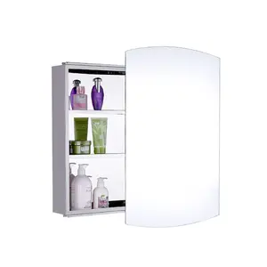 Offre Spéciale étanche salle de bains guide coulissant mural vanité en acier inoxydable miroir armoire