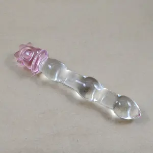 2019 caldo di Vendita di Colore Rosa Kitty Paw Disegno Produttore di Boro Materiale di Vetro Per Adulti Dildo Giocattolo Del Sesso per Adulti Vita