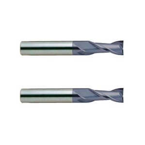 De carburo sólido HRC65 de bronce 2 flautas plaza final Mills alta calidad <span class=keywords><strong>cara</strong></span> de fresado de alta precisión - Product Image 1