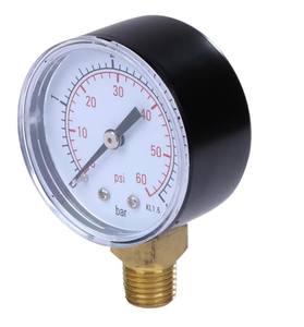 Montagem lateral 1/4 "Polegadas Thread Pipe 60PSI Spa Filtro Da Piscina Medidor De Pressão De Água - Product Image 4