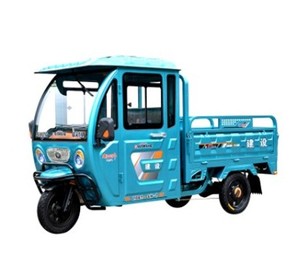 Cabine de conducteur semi-rigide à corps ouvert avec <span class=keywords><strong>cam</strong></span>éra inversée adulte <span class=keywords><strong>3</strong></span> <span class=keywords><strong>roues</strong></span> tricycles de cargaison de chariot électrique de <span class=keywords><strong>moto</strong></span> pour le travail agricole - Product Image 1