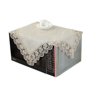 Tovaglia Rettangolare Fatta a Mano 60x120 in Lino con Pizzo per Cene Eleganti Copertura <span class=keywords><strong>Tavola</strong></span> per Occasioni Speciali - Product Image 6