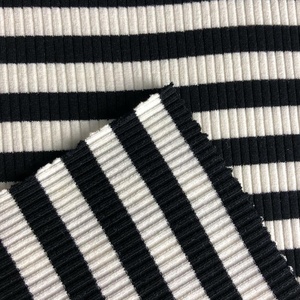 Venta caliente costilla 4*2 lycra 96% rayón 4% spandex tejido de punto para suéter - Product Image 3