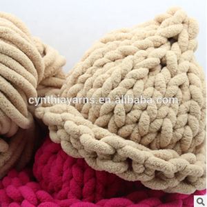 100% Polyester Giá Sợi Và Đầy Màu Sắc Sợi Với Đan Cho Hat - Product Image 4