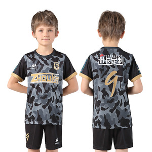 Diseño profesión una orden de alta calidad de tela tailandesa calidad de fútbol de niños Jersey ropa - Product Image 4