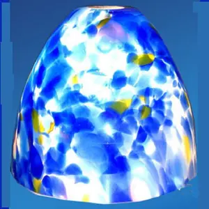 Mode kreative bunte hand geblasen blaue glas lampenschirm für pendelleuchte