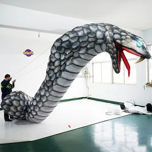 Lifelike cobras adorn Advertisement decoration for inflatable animal snakes