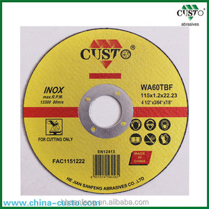 De Corte abrasivo <span class=keywords><strong>disco</strong></span> 4 pulgadas T42 100X2,5X16mm MPA EN12413 precio de <span class=keywords><strong>la</strong></span> venta al por mayor de China de acero inoxidable - Product Image 2
