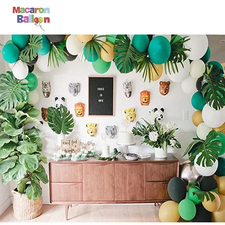Jungle Safari Theme Party Decorations Safri Party Supplies and Favors for Kids Boys Birthday Baby Shower Decor K122