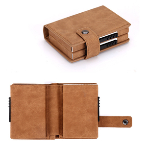 <span class=keywords><strong>Tarjetero</strong></span> de Aluminio con Bloqueo RFID, Doble Caja, Apertura Lateral Automática - Product Image 2