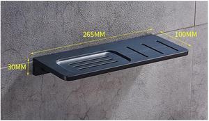 Bathroom Shelf Wall Mounted Black <strong>Soap</strong> Dish <strong>Soap</strong> <strong>Holder</strong> - Product Image 5