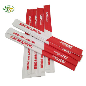 Venta al por mayor de <span class=keywords><strong>la</strong></span> fábrica de palillos chinos desechables con mangas con logo para <span class=keywords><strong>restaurante</strong></span> - Product Image 6