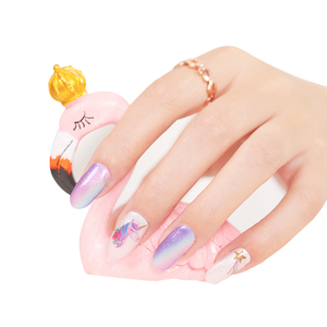 En gros autocollant personnalisé coloré arc-en-ciel bricolage ongles fournitures corée 3d autocollant à ongles - Product Image 2