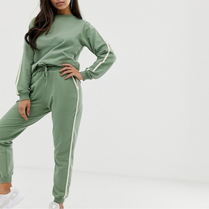 Delle donne di Sport Da Corsa <span class=keywords><strong>Atletic</strong></span> Tuta con Contrasto Vincolante Vestito Equipaggiata Custom Tuta - Product Image 1