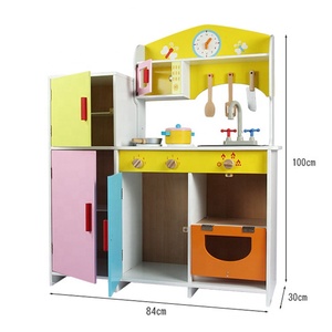 Niños <span class=keywords><strong>grandes</strong></span> <span class=keywords><strong>cocina</strong></span> con refrigerador, fregadero que juego juguetes <span class=keywords><strong>de</strong></span> madera juguetes <span class=keywords><strong>de</strong></span> <span class=keywords><strong>cocina</strong></span> para niños - Product Image 3
