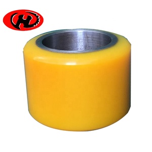 <span class=keywords><strong>Transpalette</strong></span> électrique <span class=keywords><strong>Roue</strong></span> de charge en PU 80x60MM Roues de chariot élévateur électrique - Product Image 1